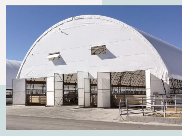 Тентовые ангары по цене 624 руб. в Липецк