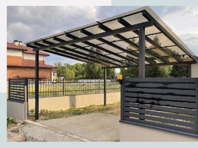 Металлические навесы в Липецк от 624 руб. за м²