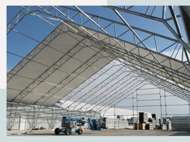 Каркасно-тентовые сооружения от СтальСтрой-Лпц по цене 624 руб.