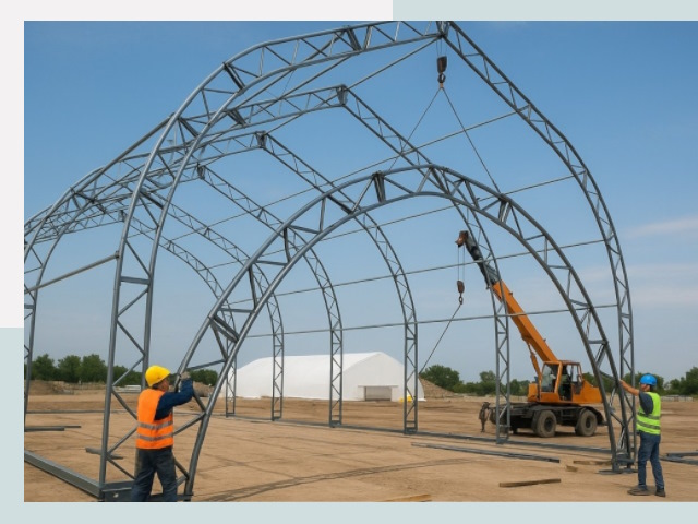 Монтаж ангаров в Липецке от 624 руб. - Надежно и быстро